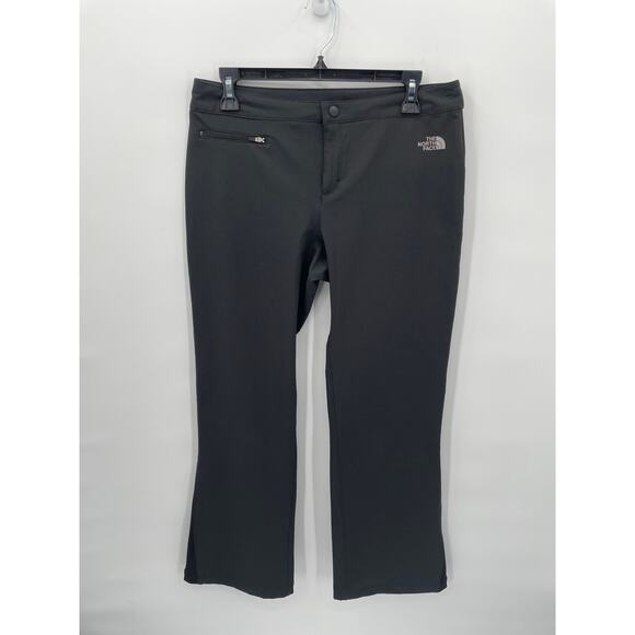 The North Face Black Outdoor Active Hiking Wide Leg Pants 32" inseam // 8 - Picture 1 of 9